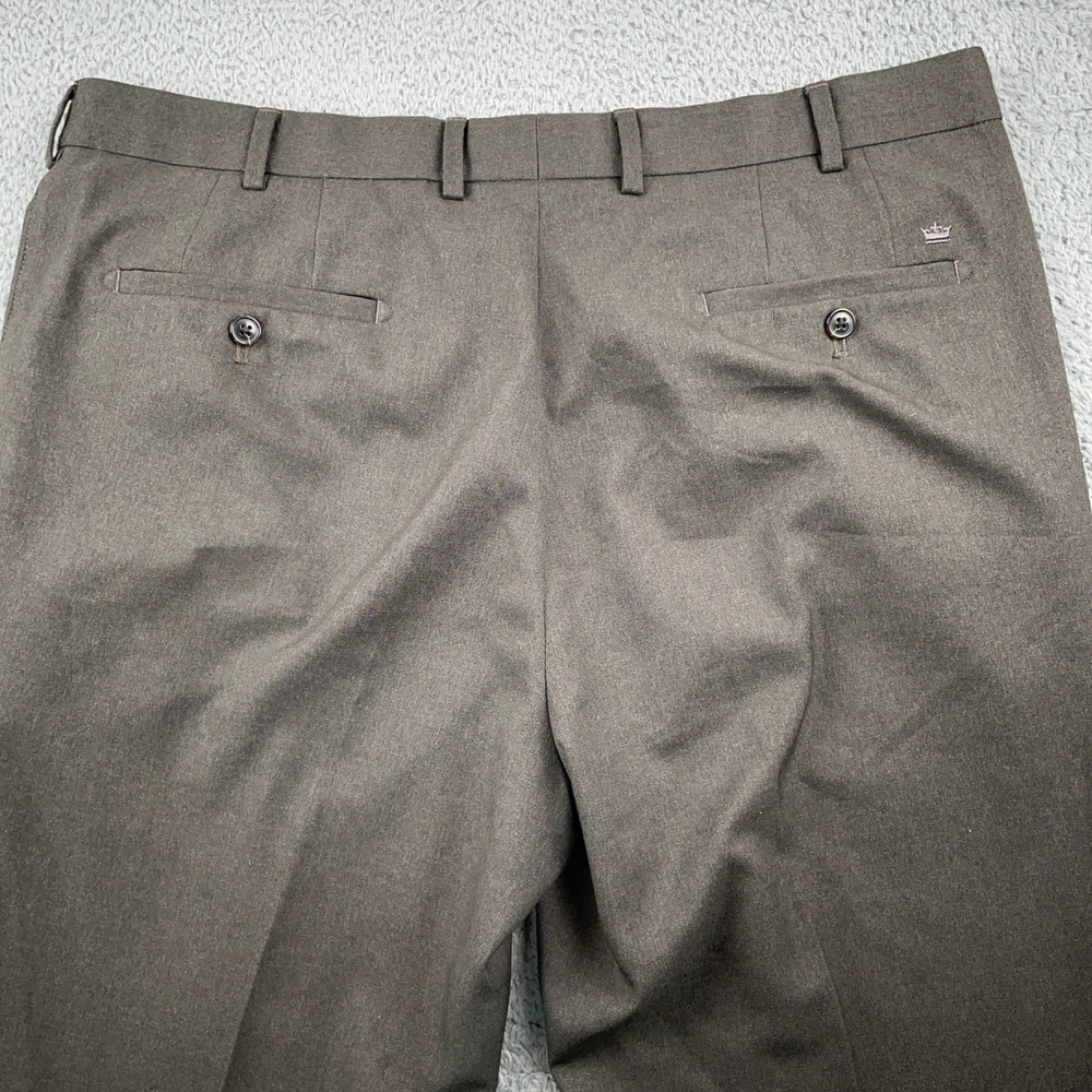 Peter Millar Pants Mens 38x34 Gray Crown Sport Performance Golf Chino Trousers - Picture 3 of 10